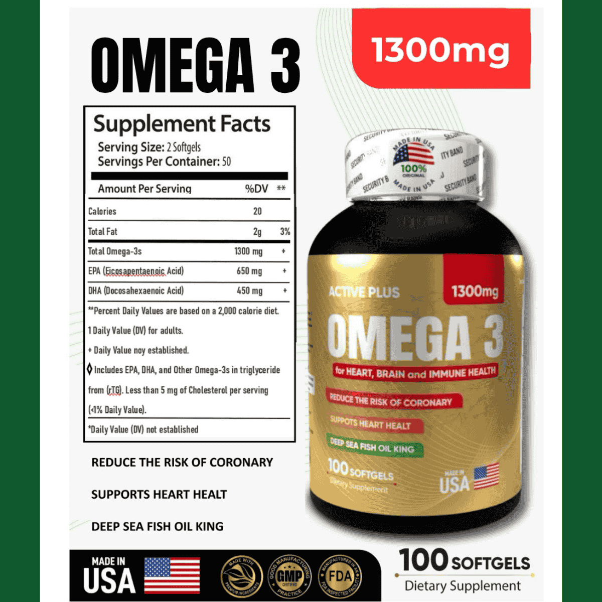 Dúo Saludable Omega 3 + Ginkgo Biloba